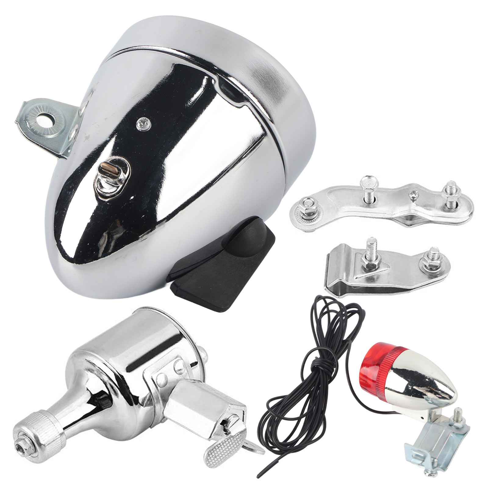 12V 6W Waterproof Bike Dynamo Light Headlight Tail Light for All Bicycle Models