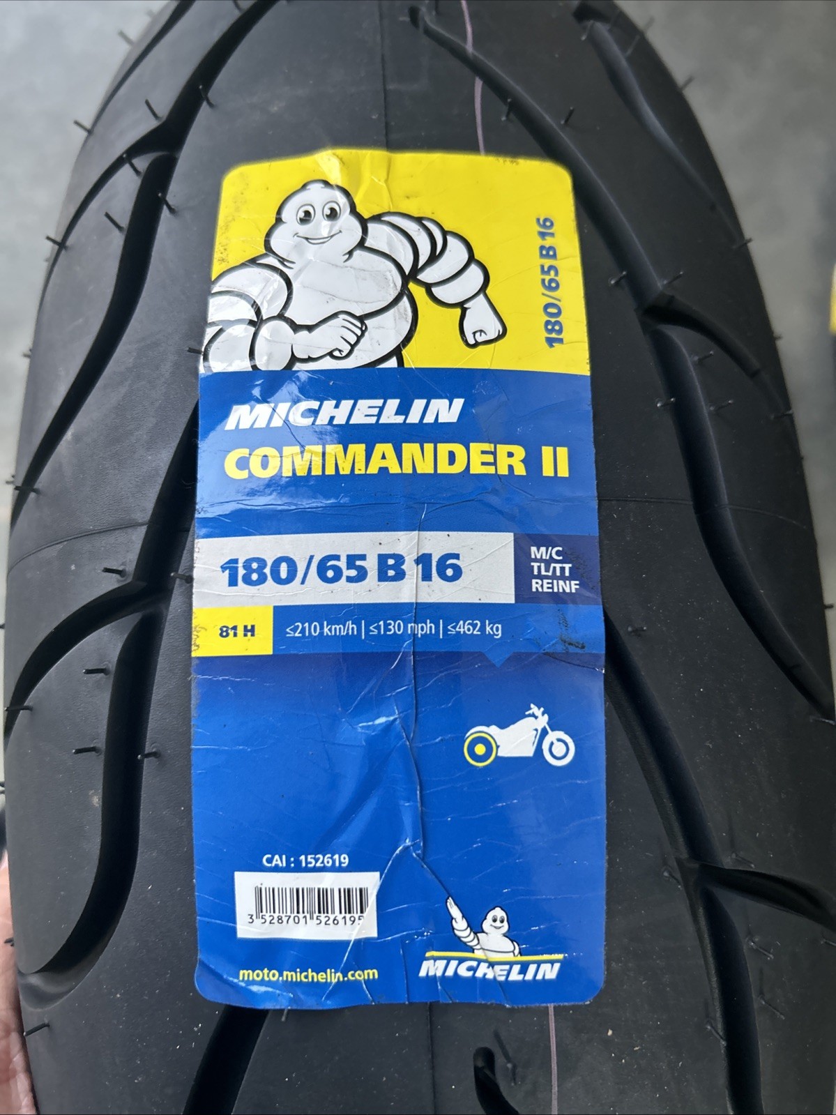 Michelin Commander II 2 Rear Motorcycle Tire 180/65B-16 (81H)