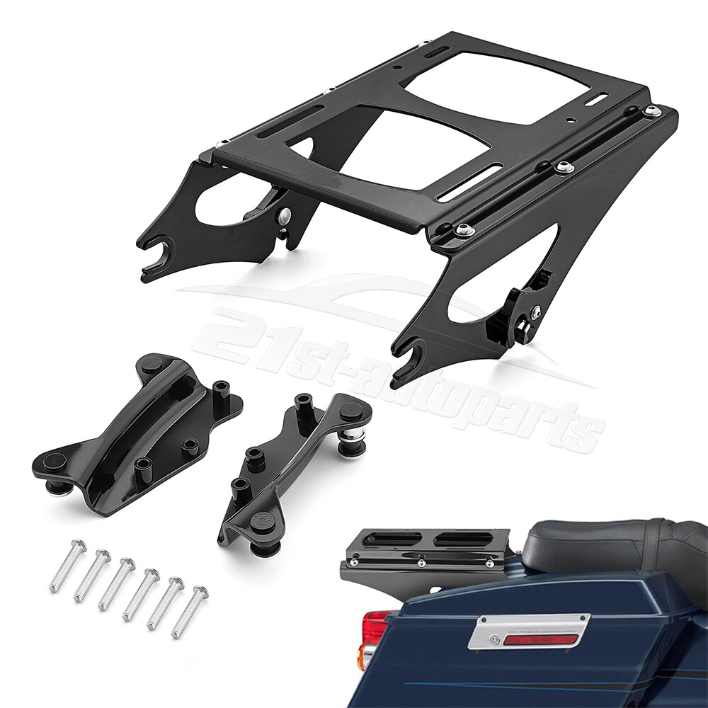 Two up Tour Pack Mount Docking Kit For 09-13 Harley Road Electra Glide King