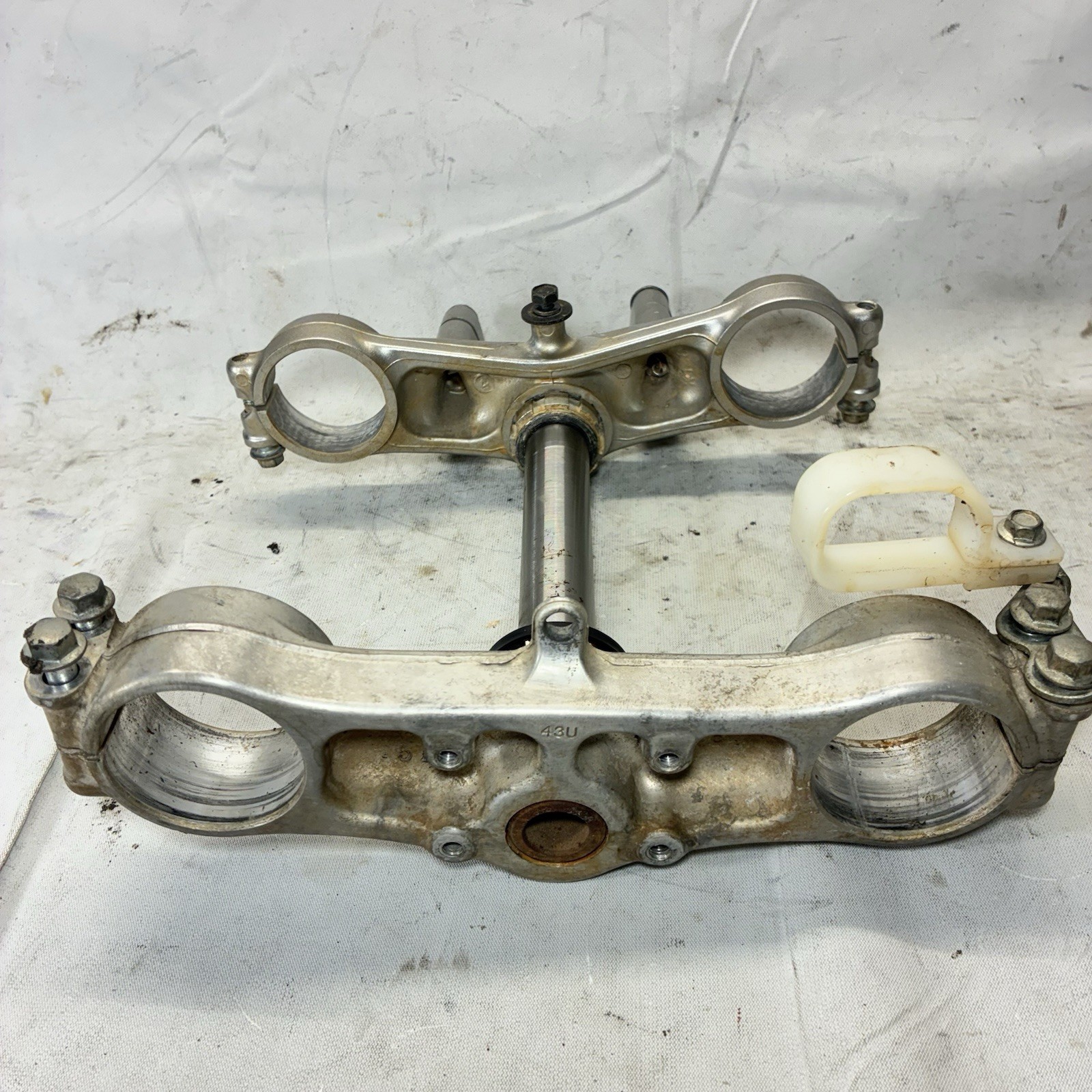 1998 – 2005 Kawasaki KX80 05 KX85 KX100 Steering Stem Triple Tree Clamp Assembly
