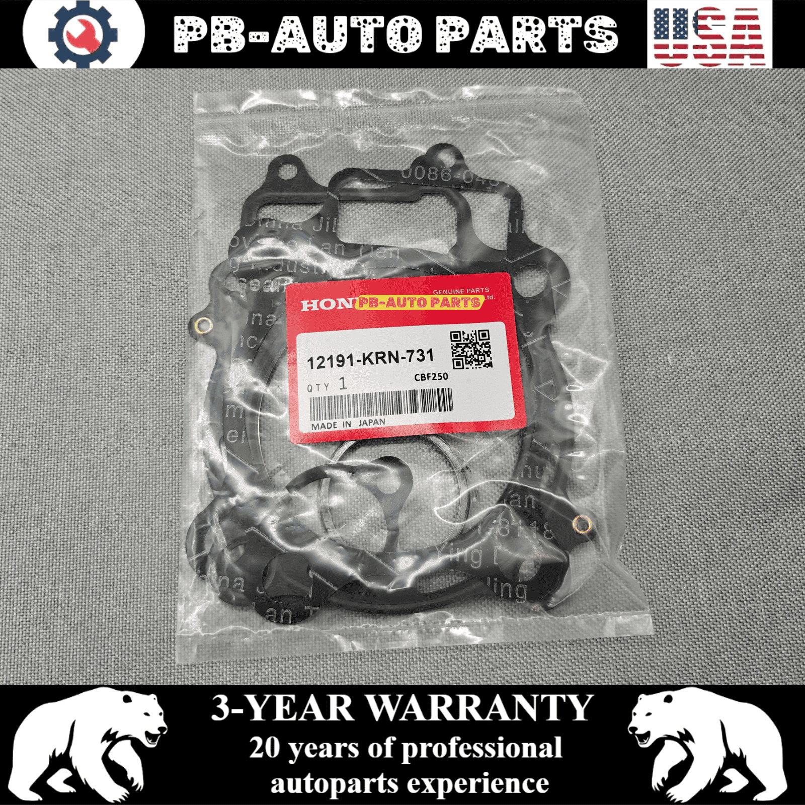 NEW OEM TOP END KIT W/ CYLINDER 78MM FOR HONDA CRF250R CRF250X 2004-2017