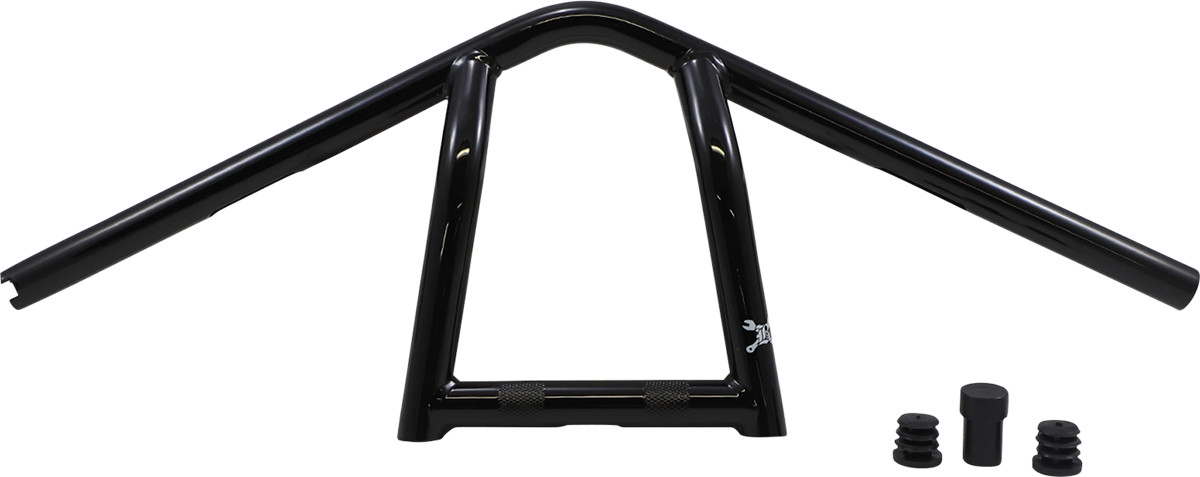 BURLY BRAND – Jim Handlebar 9″ Black | B12-6040B