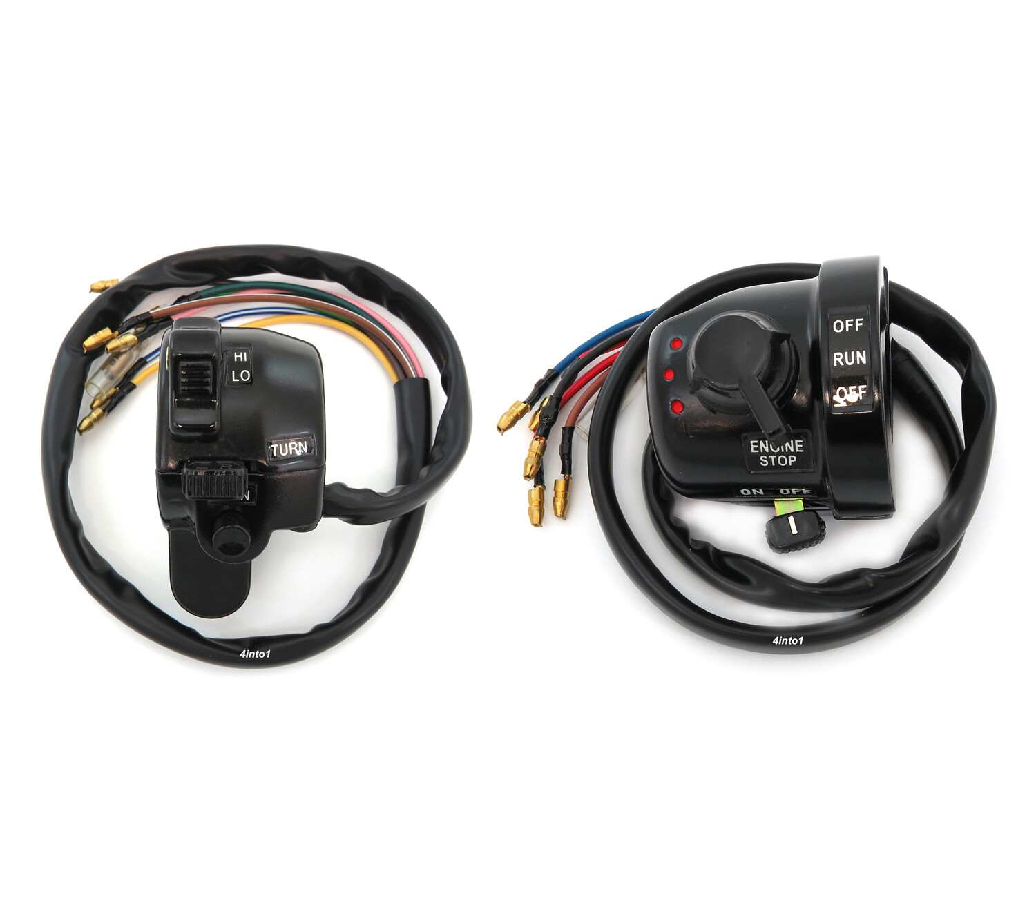 Handlebar Switch Assemblies – Left & Right – Yamaha RD250/350