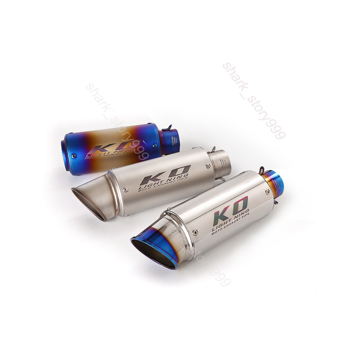 Universal 38-51mm Exhaust Tail Pipe Motorcycle Muffler Tips Slip On DB Killer