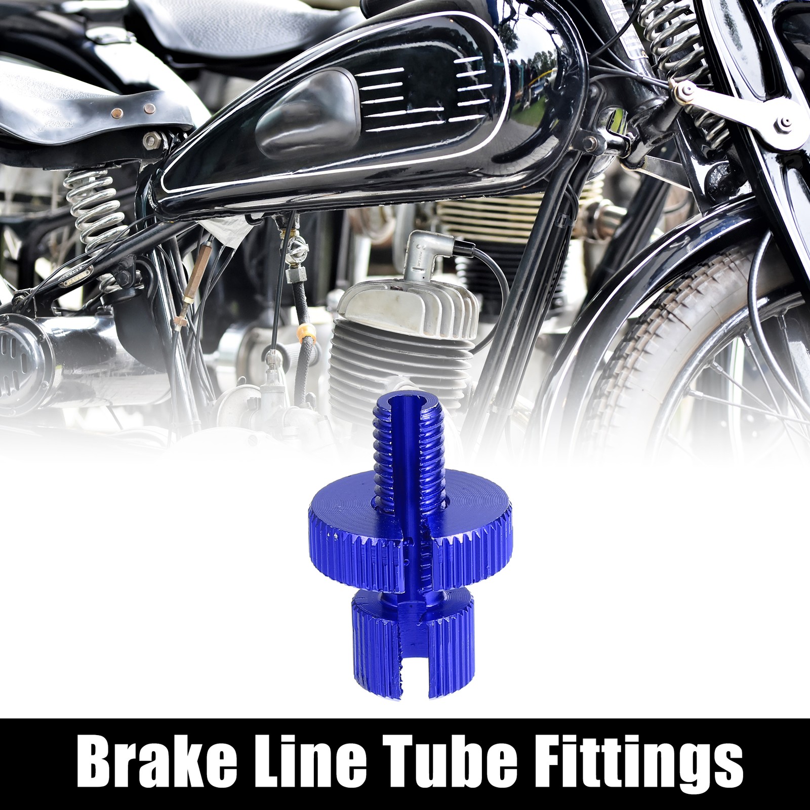 1 Pcs M8 Brake Clutch Cable Line Adjuster Screw for Scooter Blue