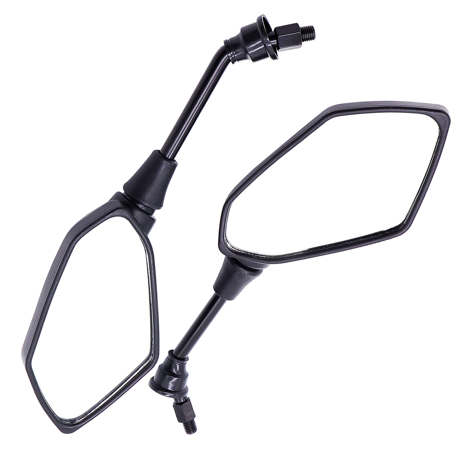 Motorcycle Side Mirror &Handlebar Mount For Bike ATV Scooter E-Bike Rear View