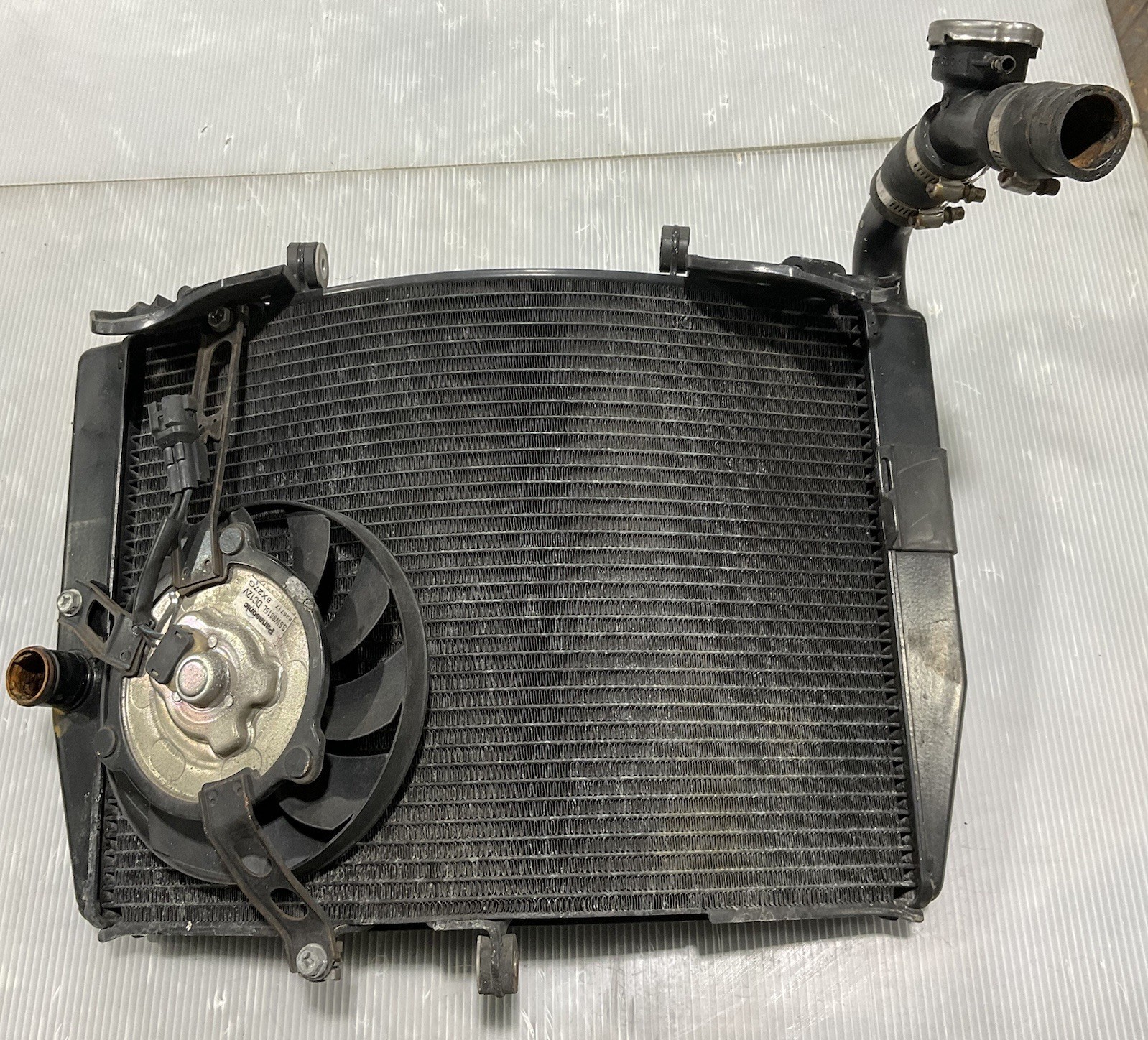 07-12 Honda CBR600RR CBR 600 RR 600RR Radiator Fan Cooling OEM Good *NO LEAKS*