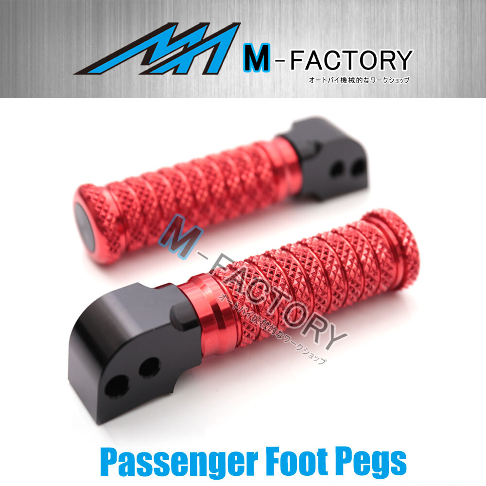 M-Grip Billet Rear Passenger Footpegs Fit Buell S1 Lightning All Year