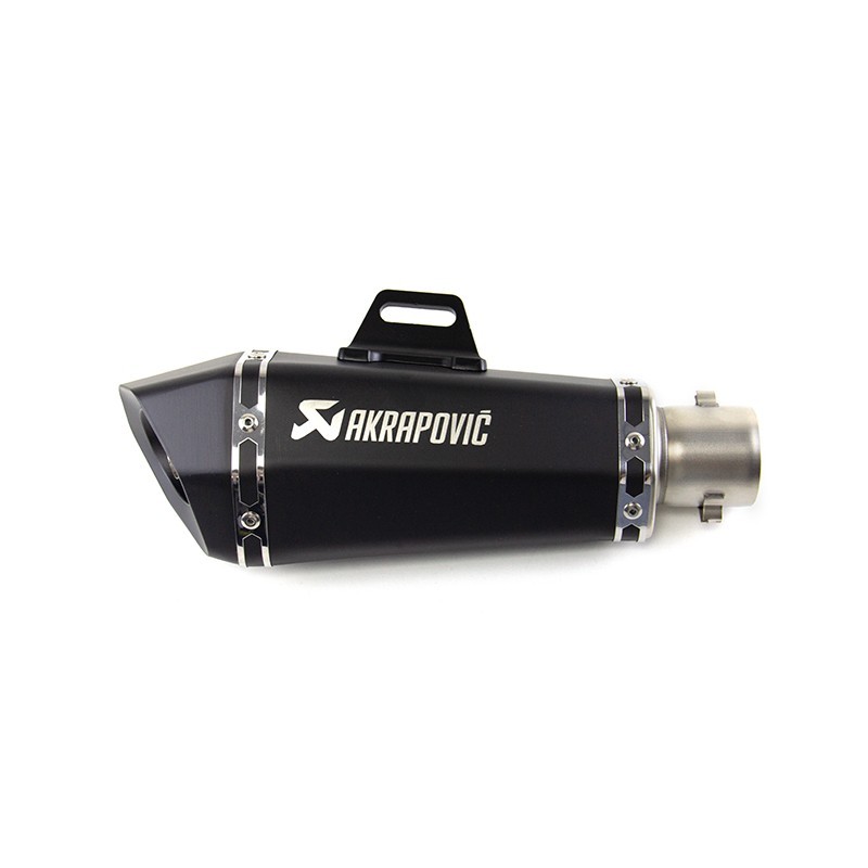 For Yamaha YZF R6 1998-2005 Exhaust Mid Pipe Black Muffler Tips Slip on System