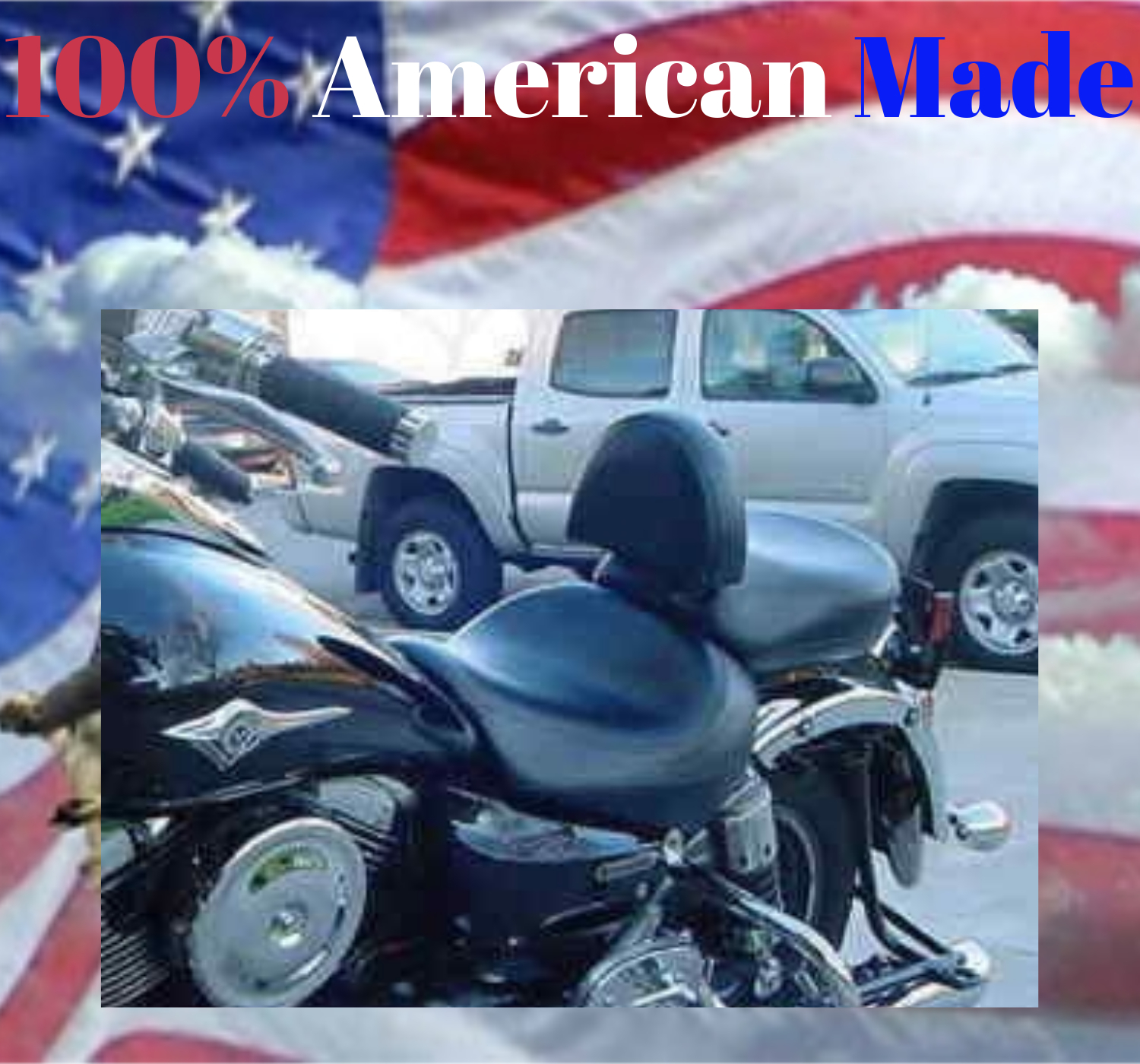Kawasaki 1600 Nomad or Vulcan Classic Motorcycle Driver Backrest Quick Releas