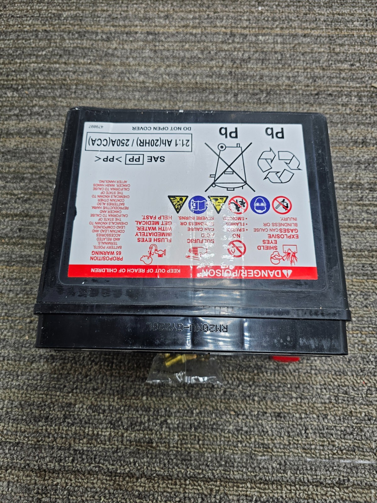 Yuasa GYZ20L GYZ Series High Performance Maintenance Free Battery for Honda