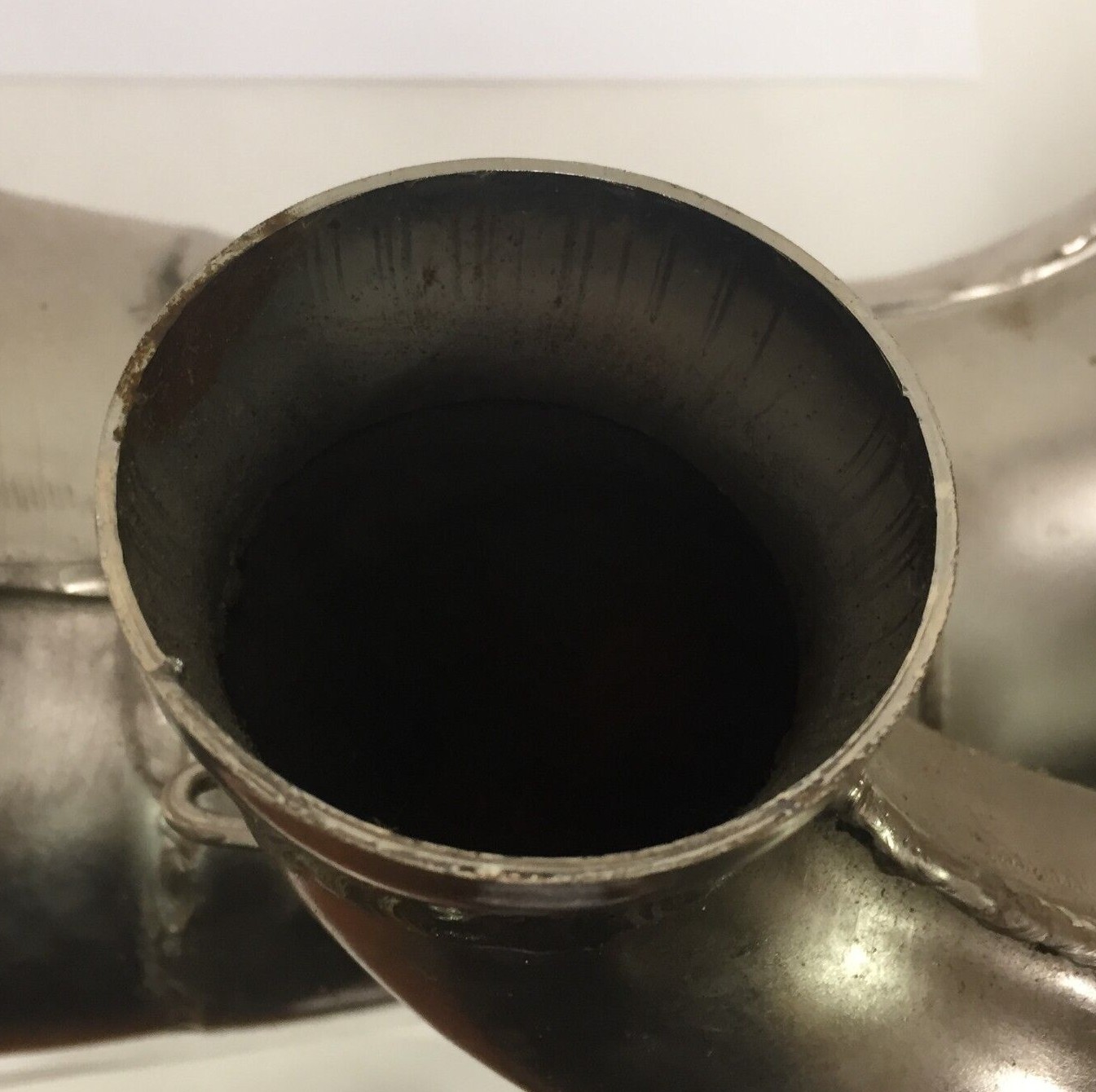 KTM 250 SX EXC 1995 Stock OEM Pipe Nickel Finish Motocross