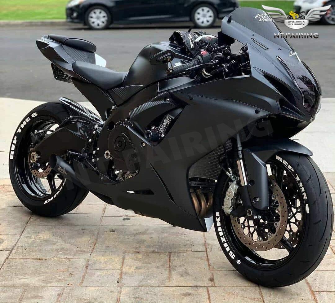Matte Black Fairing Kit For Suzuki GSXR600/GSXR750 2011-2024 ABS Bodywork +Bolts
