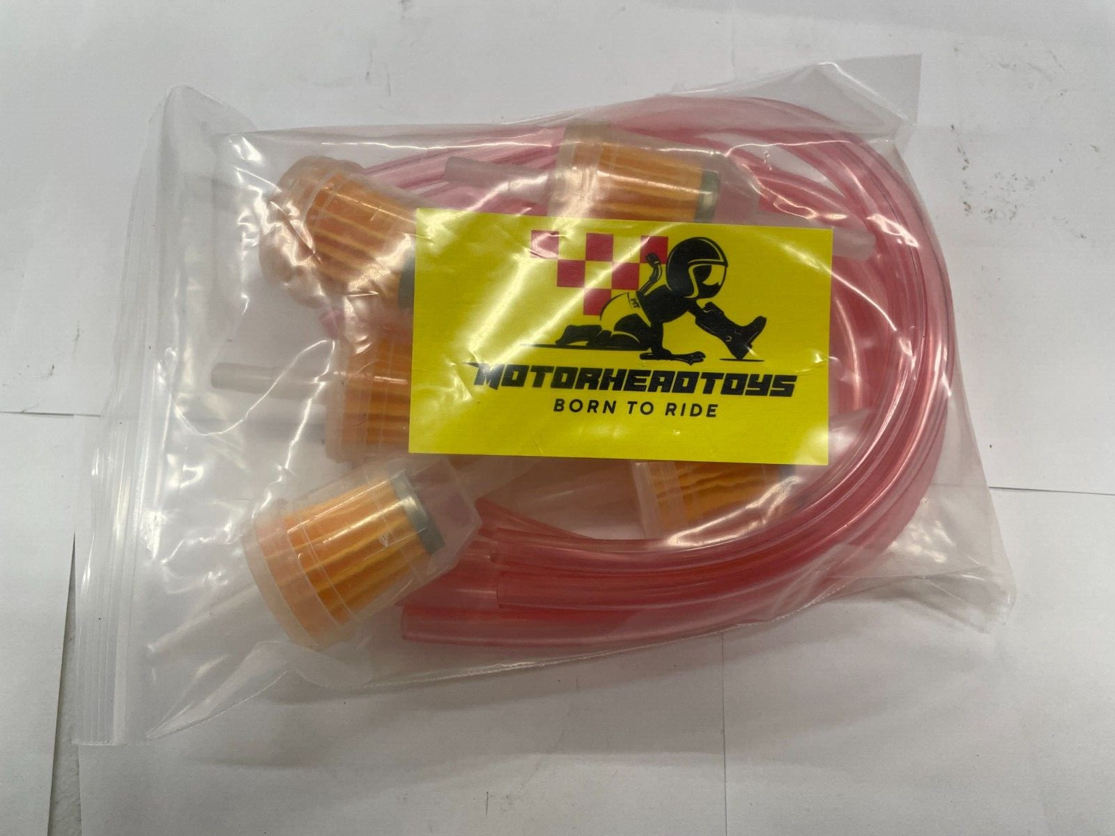 Yamaha 1/4″ PINK FUEL LINE QUANITY OF 5 12″ PIECES + 5 1/4 – 5/16″ FUEL FILTERS