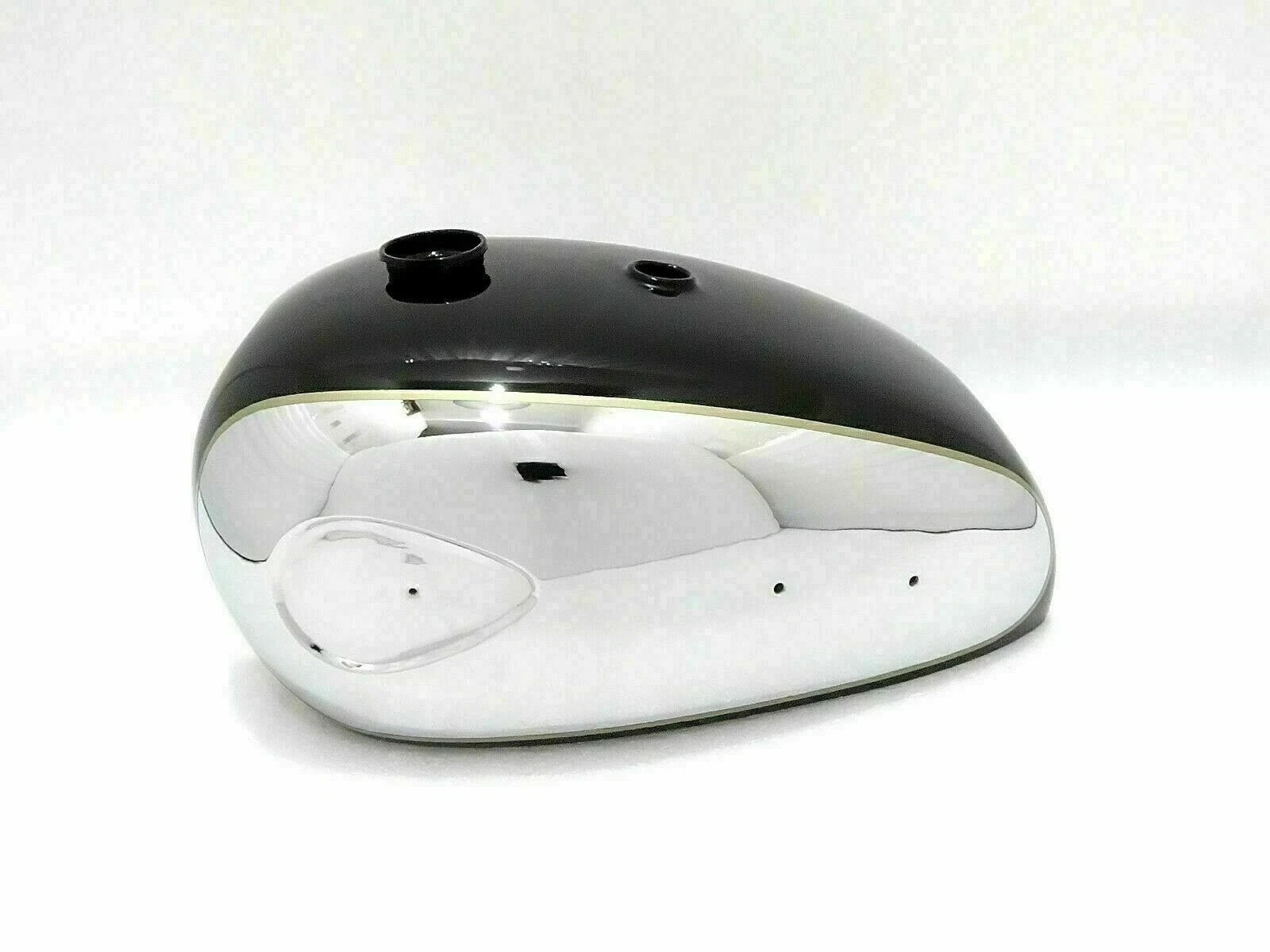 BSA A7 A10 Super Rocket Black Painted Chromed Petrol Tank
