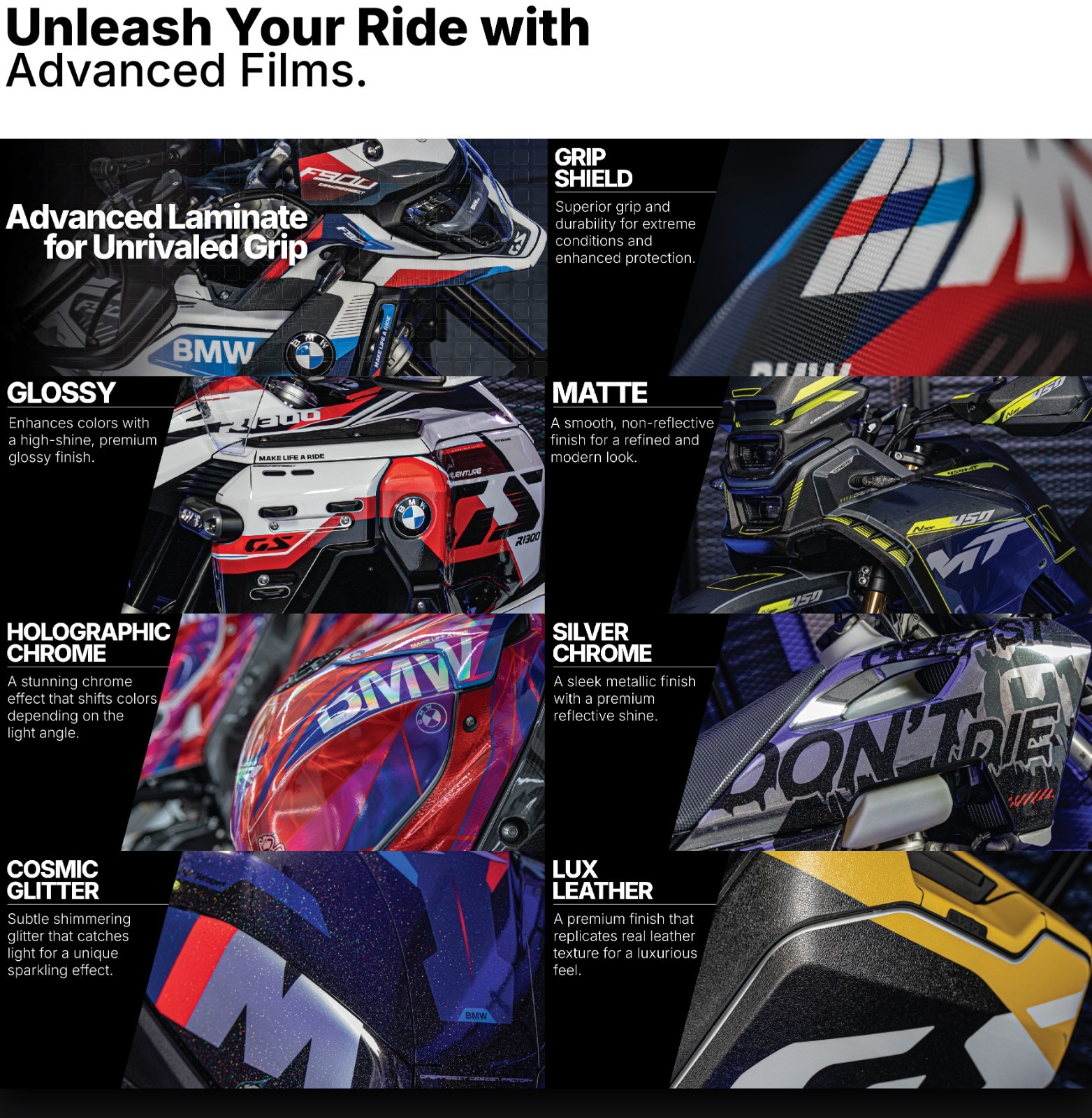 NEW Graphic kit for BMW K 1600 B (2017~) Decal Sticker Kit (MC-B)