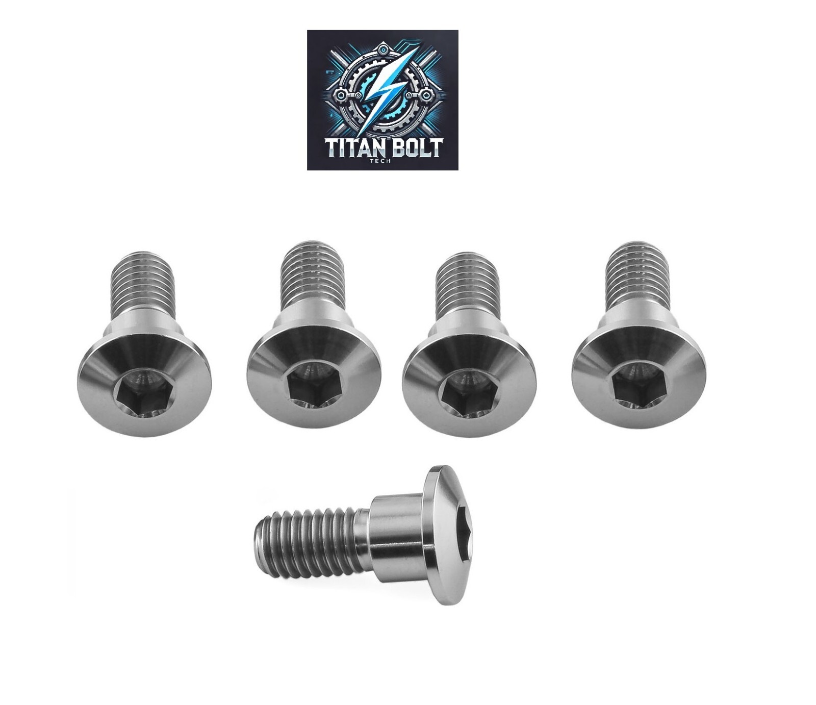 10 Titanium Front Brake Disc Rotor Mounting Bolts for Suzuki Hayabusa 2008-2020