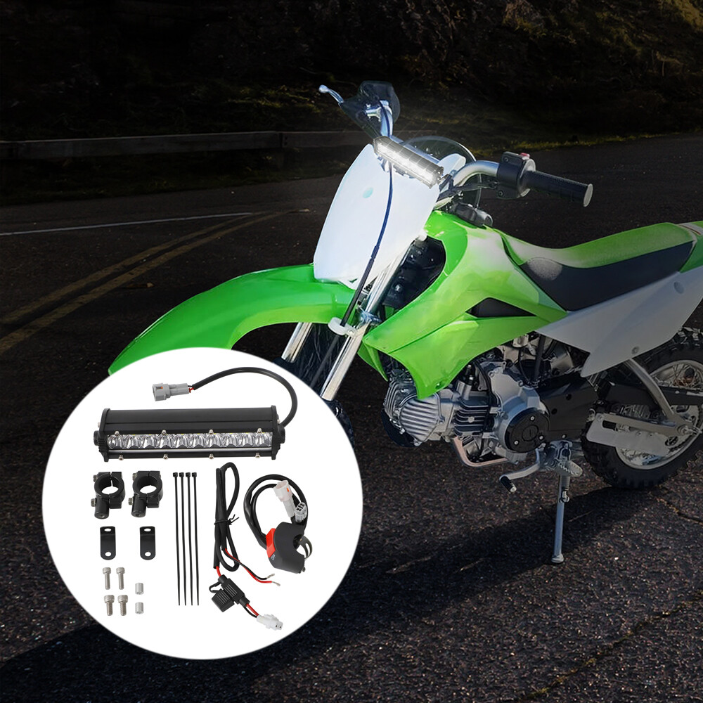 Waterproof LED Headlight Bar Lighting Kit For KLX110 CRF110 TTR110 YZ250F YZ450