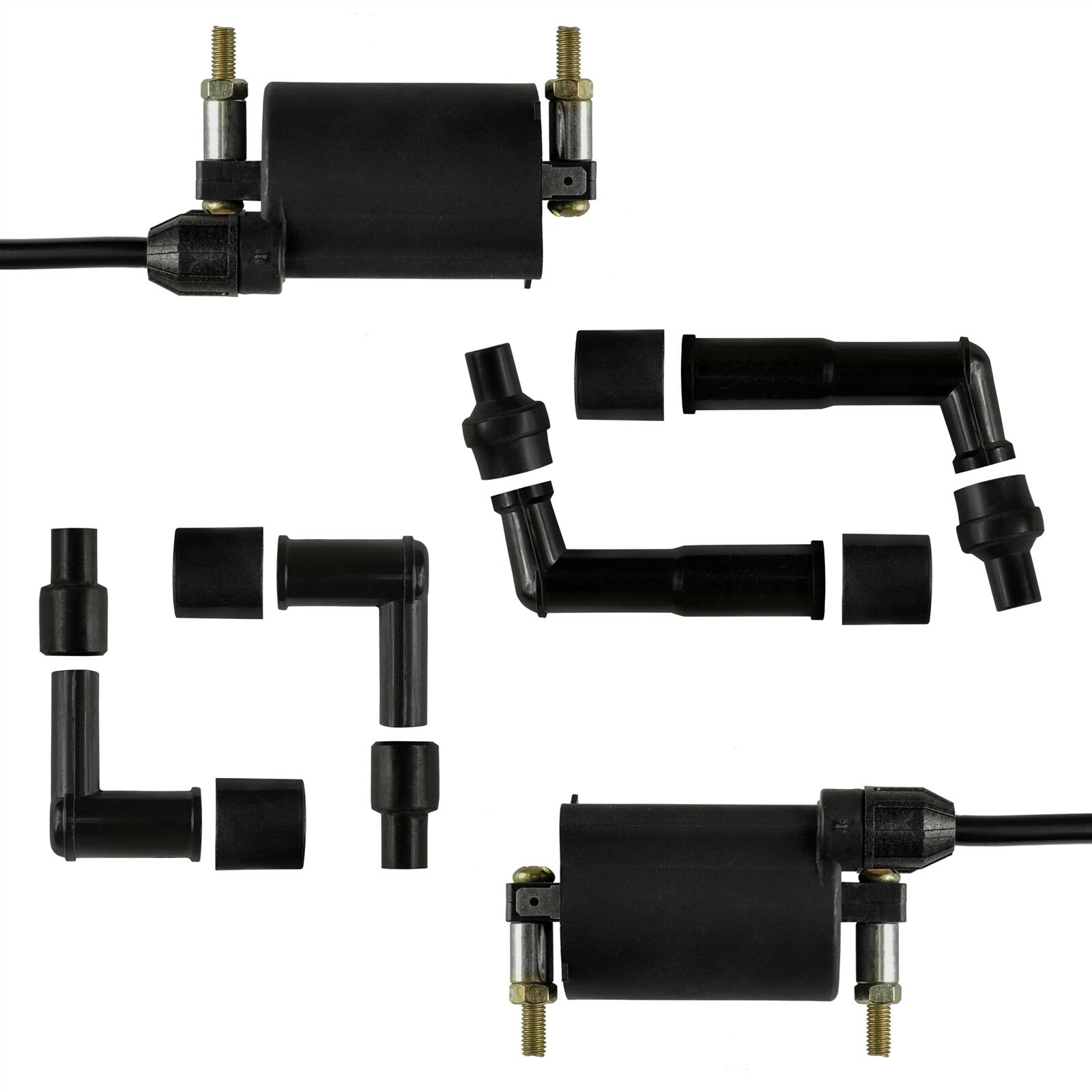 Complete Ignition Coil Wire Cap Kit for Kawasaki Vulcan 1500 Classic 1997-2008