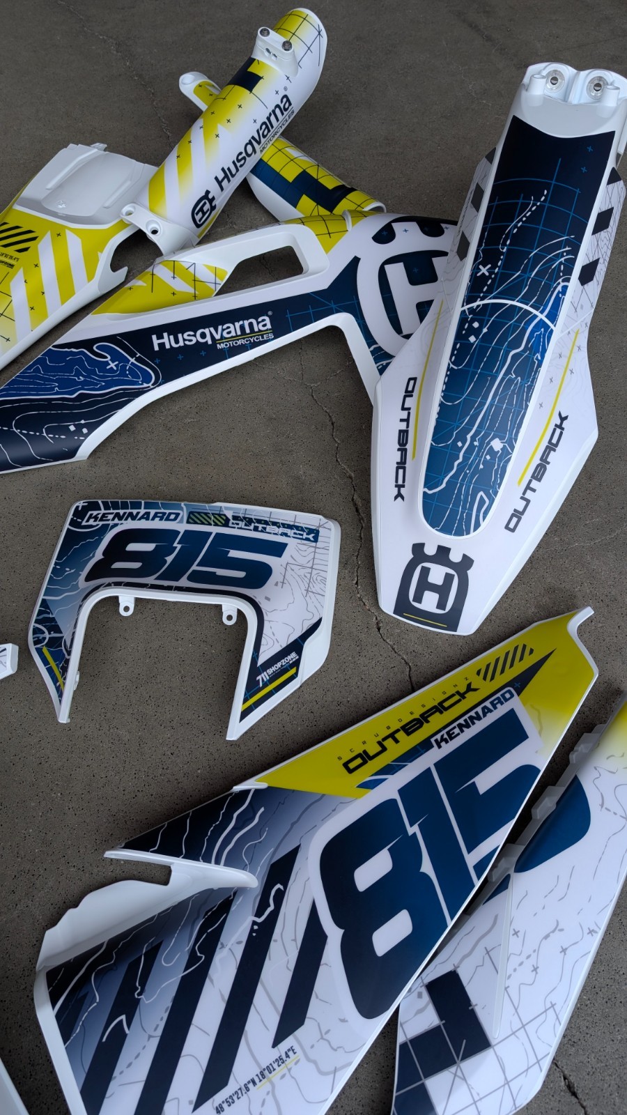 Plastics + Graphics Husqvarna TE FE 2020 2021 2022 2023