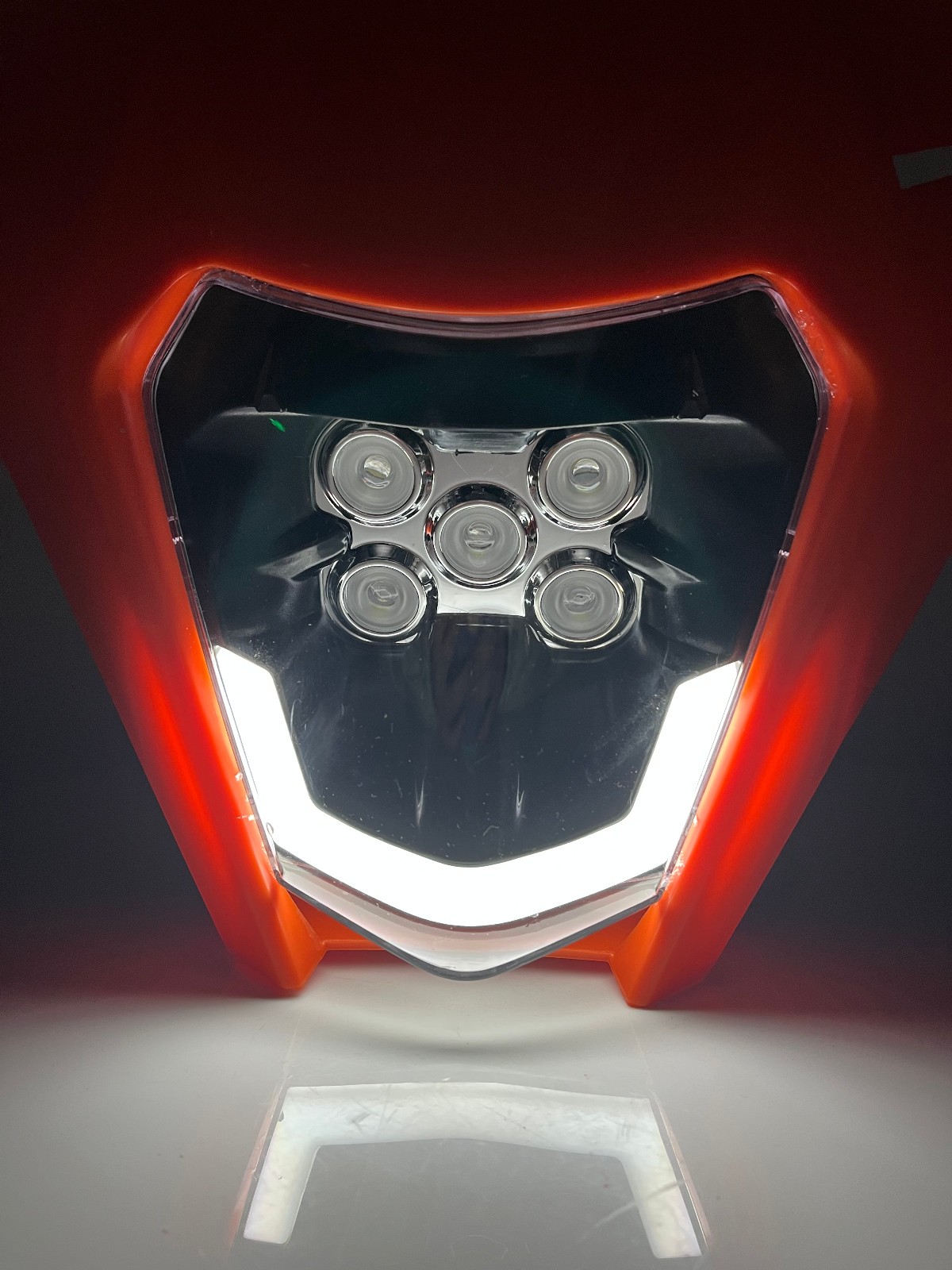 Motorcycle Headlight LED Enduro for KTM EXC XC SX MX XC 125 250 300 450 Orange
