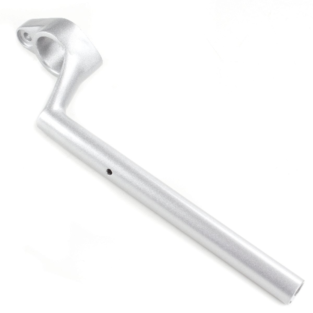 Right Handlebar Silver Steel Painted Clip-On Handlebar Easy Installation Bolt-On