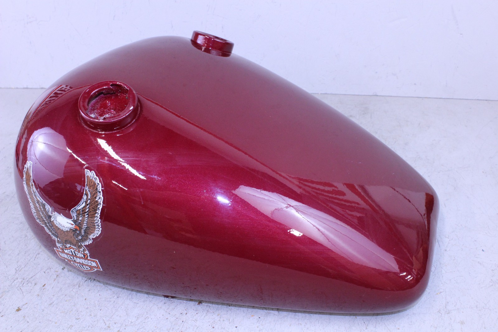 Harley 4.5GAL Quick Bob Tank for FXE FXS FXB Panhead Aftermarket Burgundy 71030