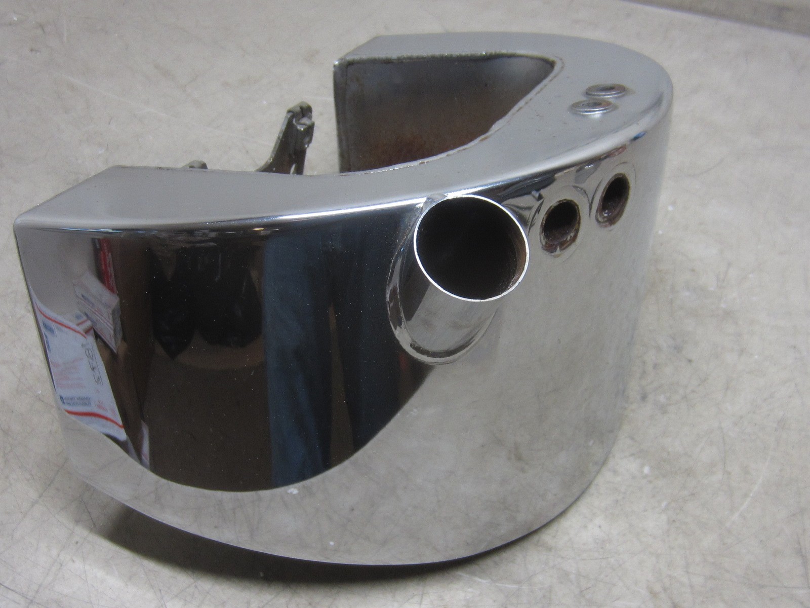 Harley ’02 FXSTD chrome oil tank, 62498-00, no leaks, good shape, used #4880