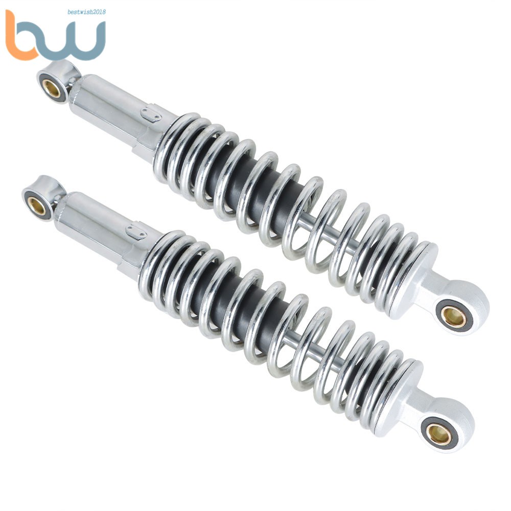 Pair Chrome Rear Shocks Absorber 320mm For Sportster XL883 1200 72 48 1979-2012