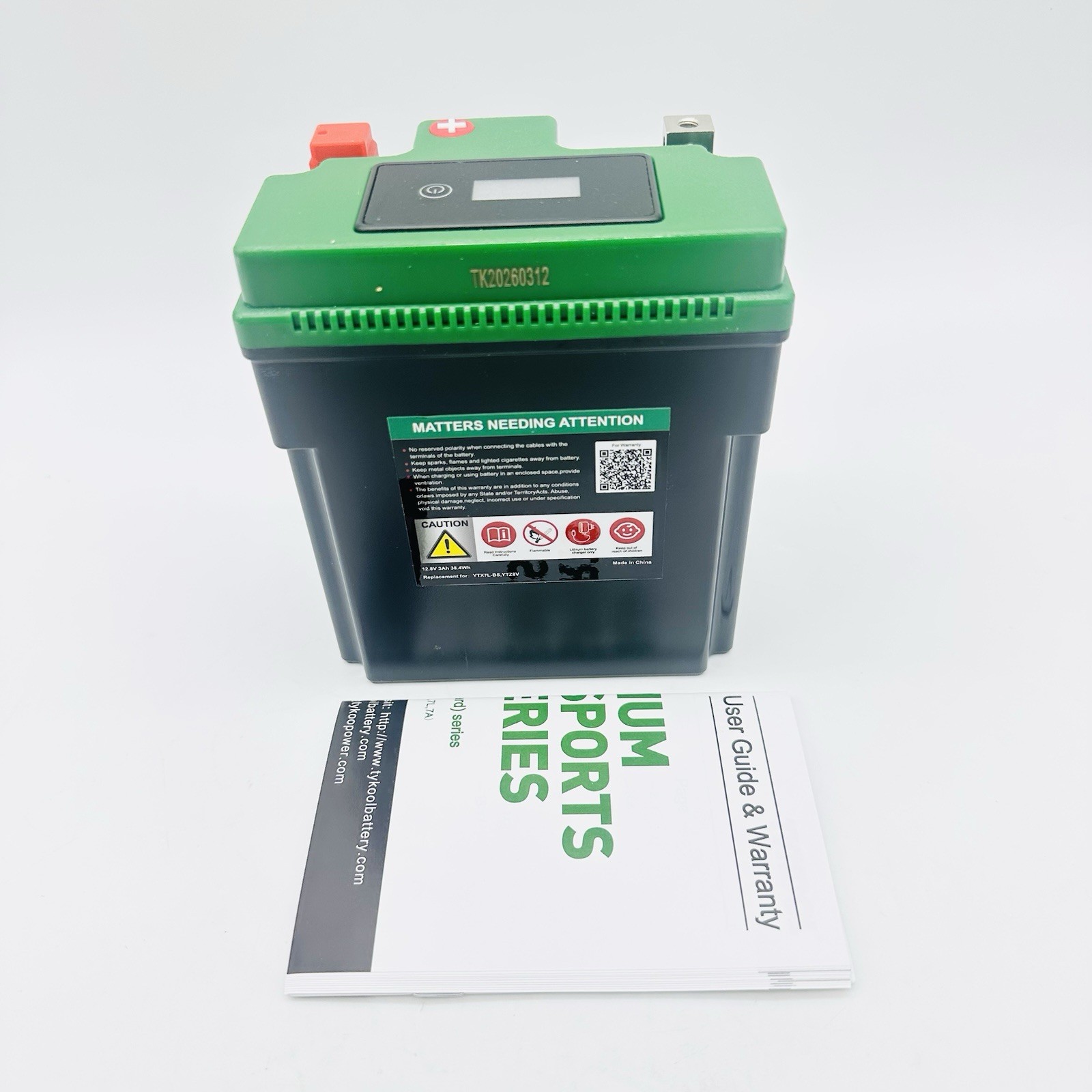 TYKOOL LFP7L-BS-STD Replacement Battery 180CCA For Powersports