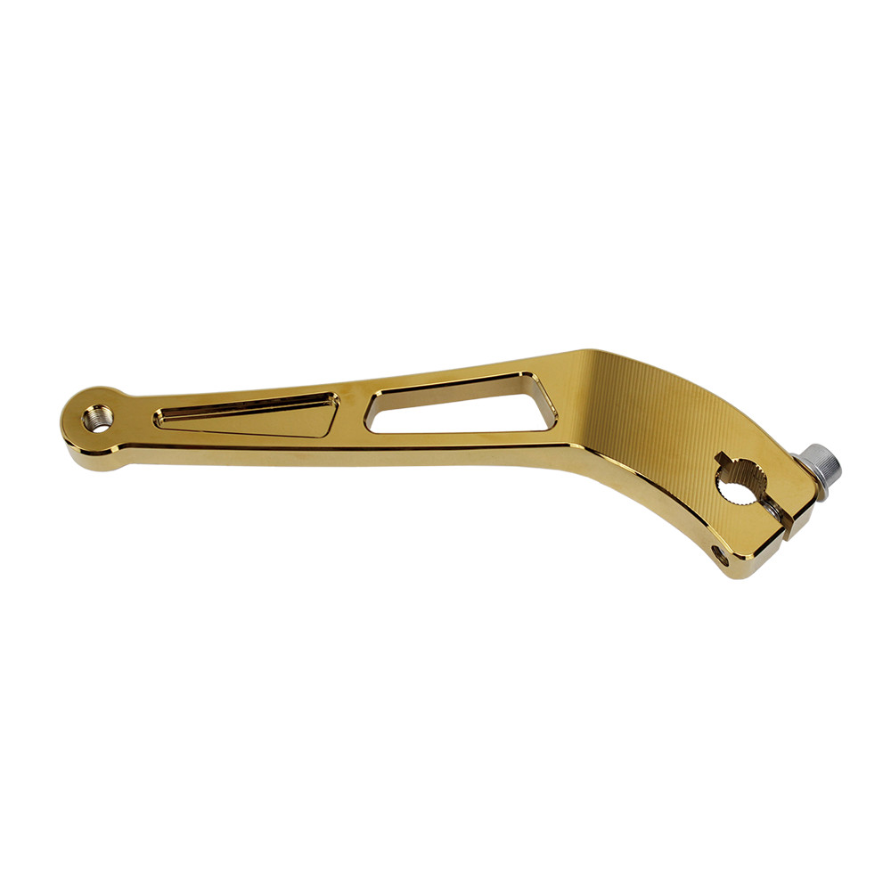 Front Left Gold Slim Shift Shifter Lever for Harley Dyna FXDB FXDWG FXDF FXD FLD