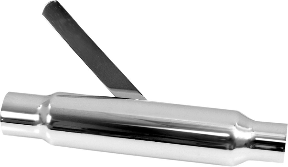 Emgo Shorty Universal Muffler Chrome 1.5″ 1.75″ Pipe