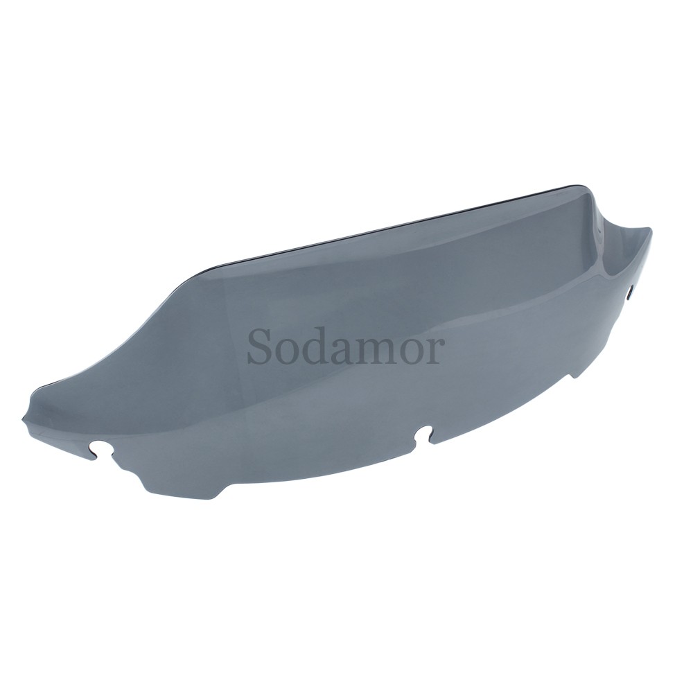 Smoke 7″ Wave Windshield Windscreen Fit For Harley Touring Street Electra Glide