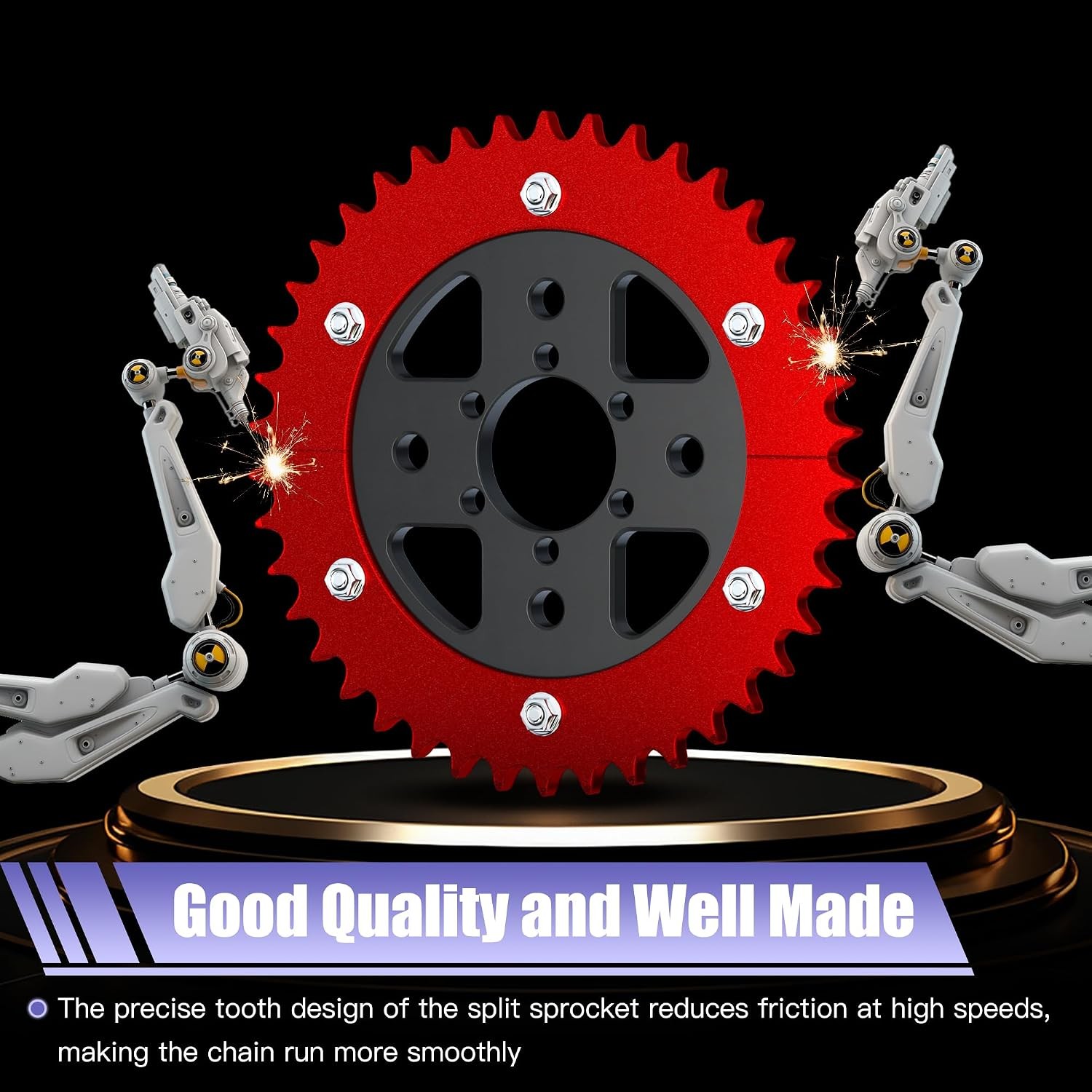 420 Chain Sprocket 42 Tooth Split Sprocket Hub Adapter Coleman CT200U Baja Warri
