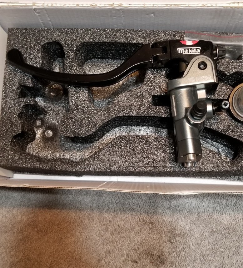 MOKILA Radial Race Master Cylinder Left Stunt brake 18×20 RCS19 GREY