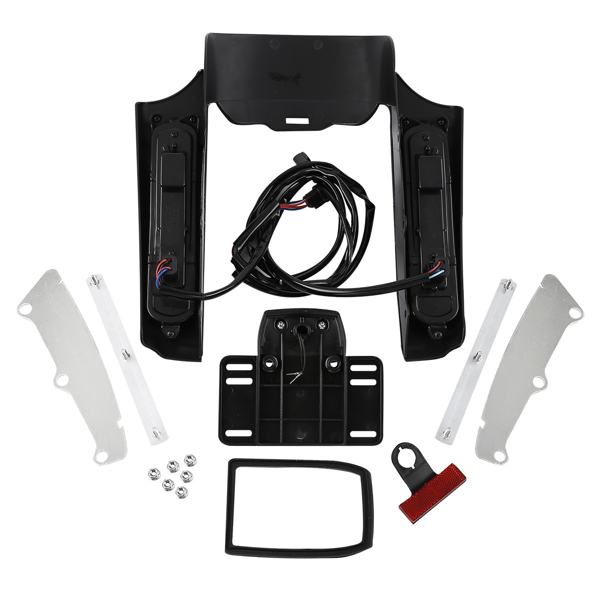 Vivid Black Rear Fender Fascia Fit For Harley Road King Street Glide 2014-2024