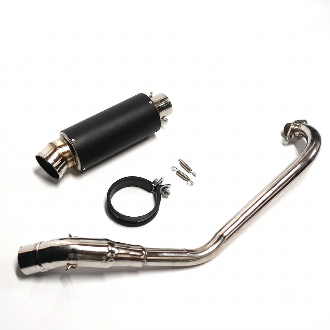 Exhaust System Pipe Tip Muffler Stainless Steel Black For Honda Grom 21-2026