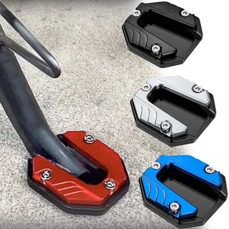 Universal Motorcycle Kickstand Extender Foot Side Stand Extension Support Pad