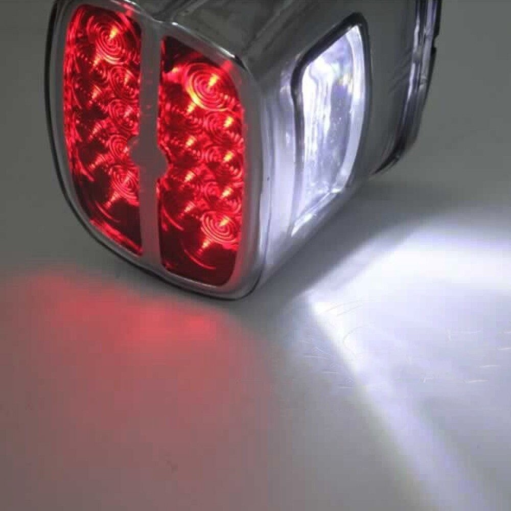 For Harley Touring Road King Electra Glide FLTR Dyna Chrome LED Tail Light Brake