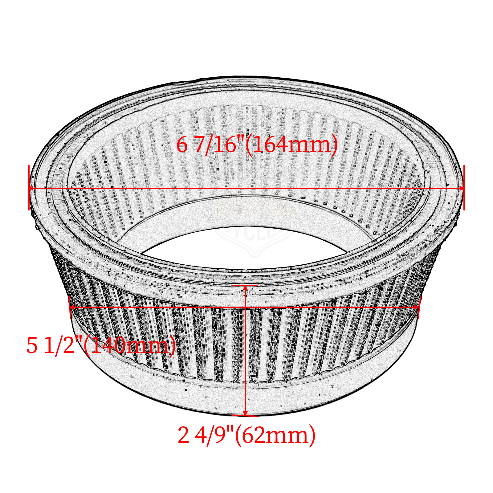 Air Cleaner Filter Element Replacement For Harley Dyna Touring Softail Sportster