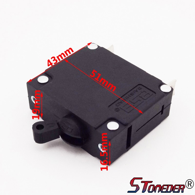 230V 15A In Circuit Breaker 18.8A Trip Amps BSB1-30 2000A 50/60 HERTZ Generator