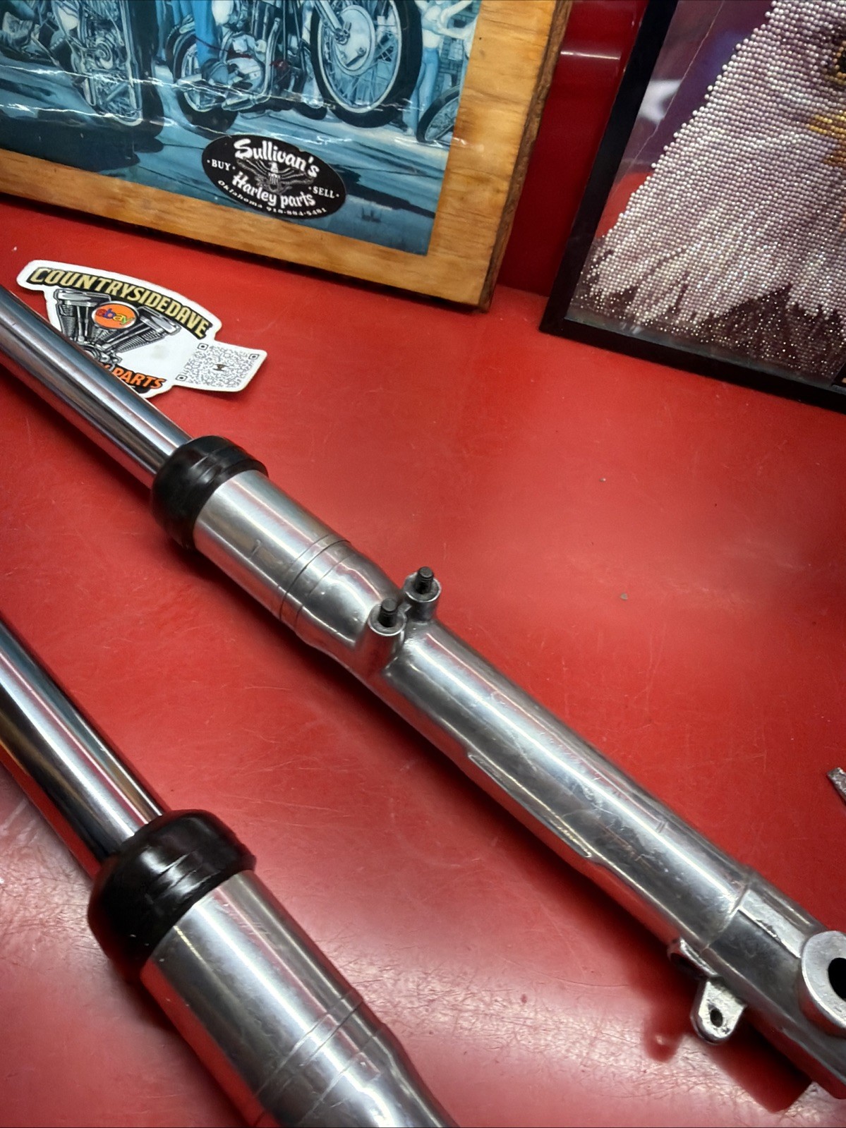Ducati Front Mazzorachi Ceriani OEM Scrambler Forks Front End Desmo Polished
