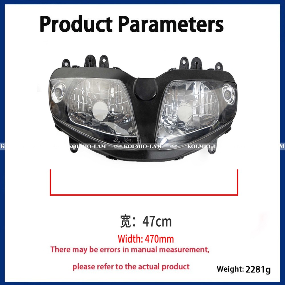 Fit for SUZUKI SV650S SV1000S 2003-2012 Motorcycle Headlight Assembly Headlamp