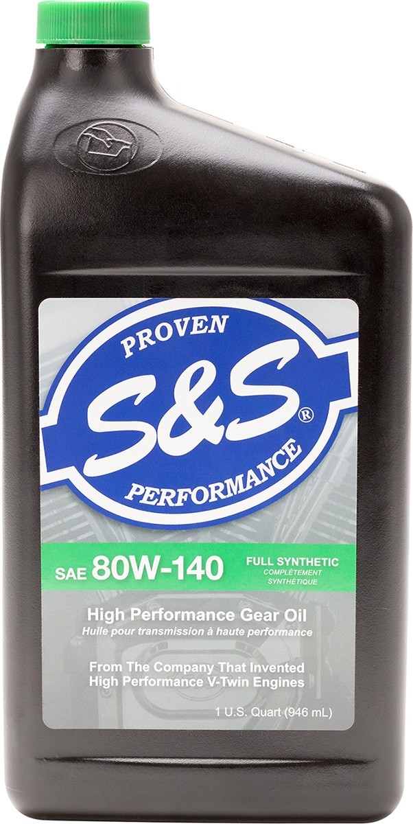 S and S Cycle 153756 Oil 80W140 Gear Synthetic Quart