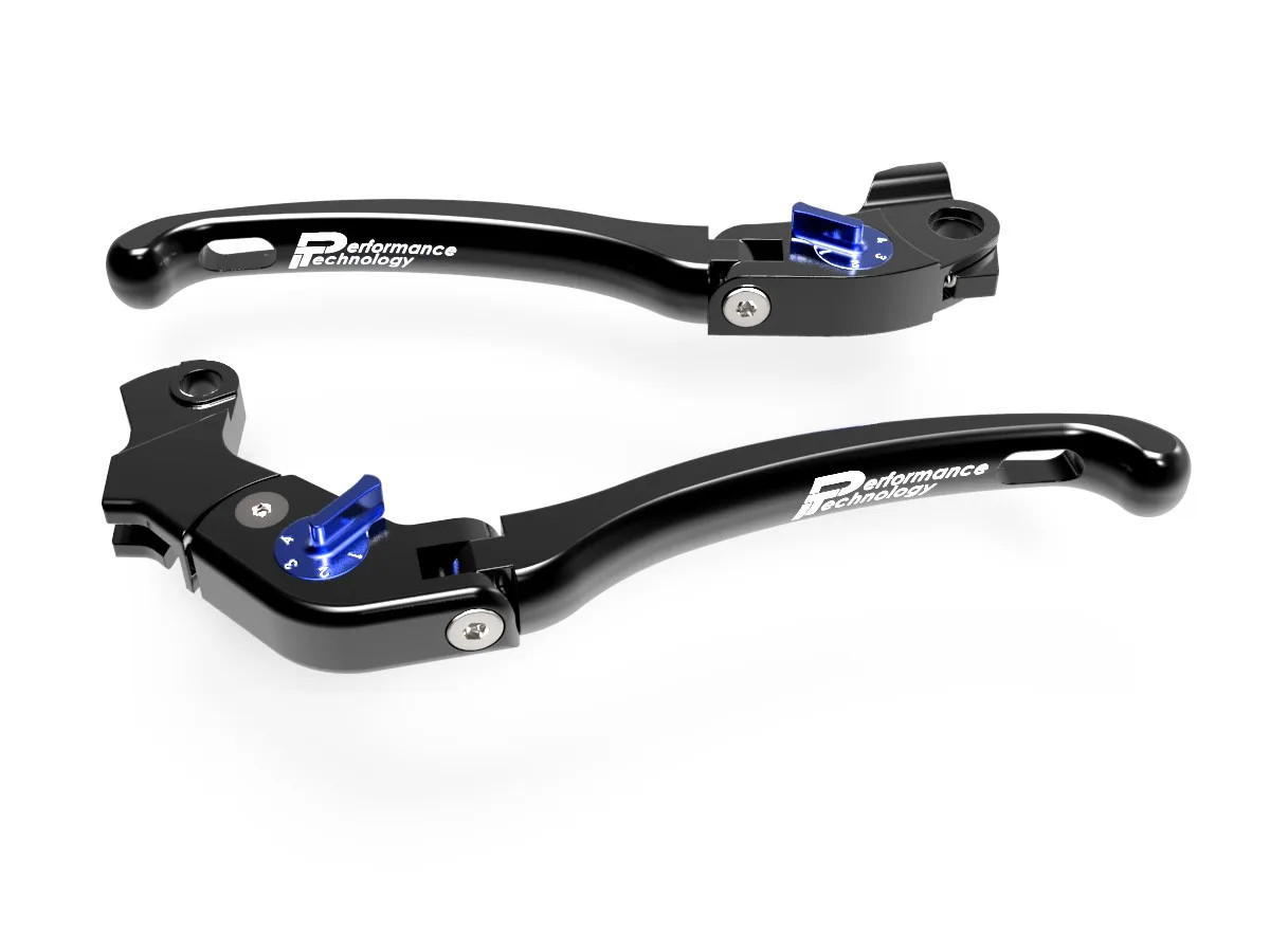 Brake/Clutch Adj Levers EGp1 BLK-blue DBK Ducati Scrambler Street Cla 2017 2018