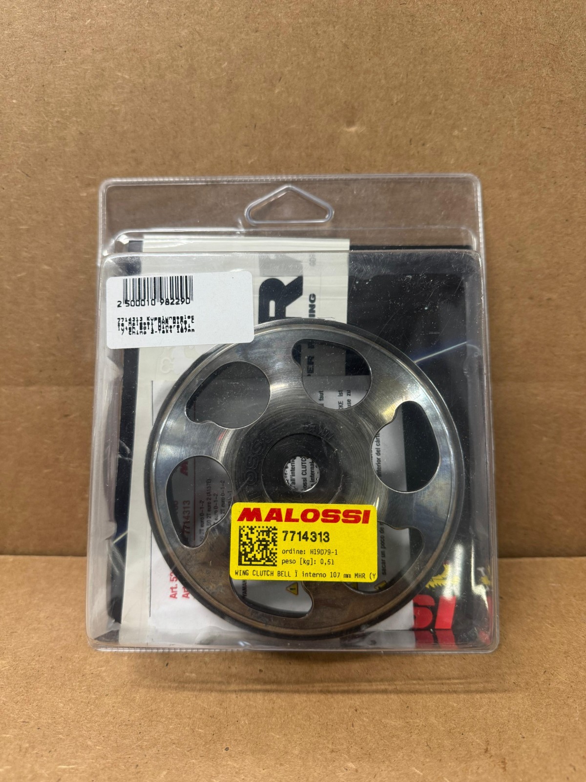 New Malossi Wing Clutch Bell Internal 107mm Yamaha Minarelli 7714313