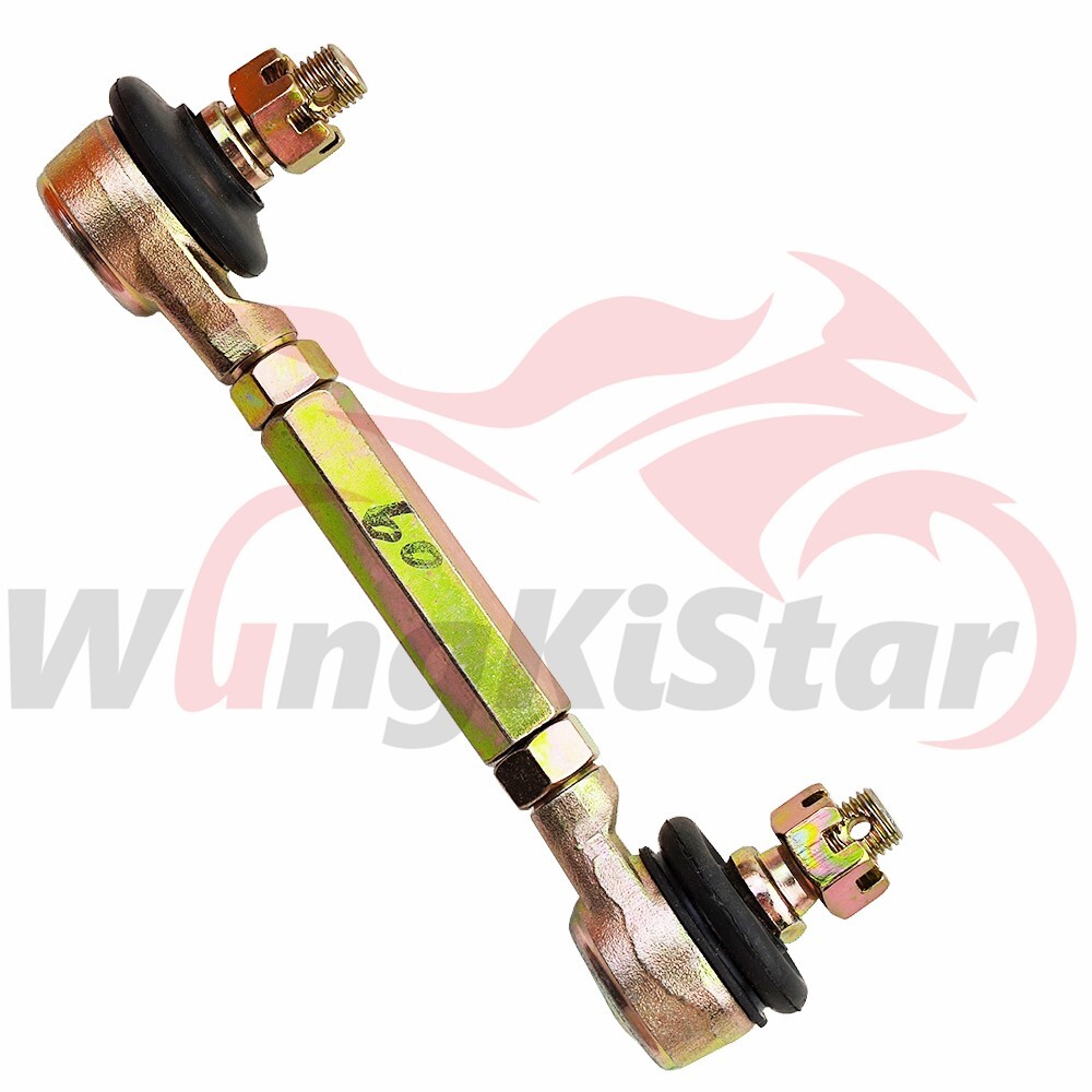 60mm/2.36In Tie Rod M10 Steering Linkage T Style Ball Jointer Left Right Threads