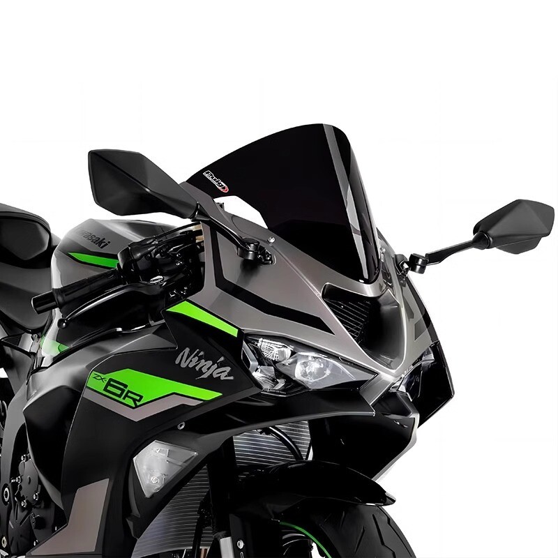 For KAWASAKI ZX-6R ZX6R 2024 Front Windshield Windscreen Baffle Wind Deflectors