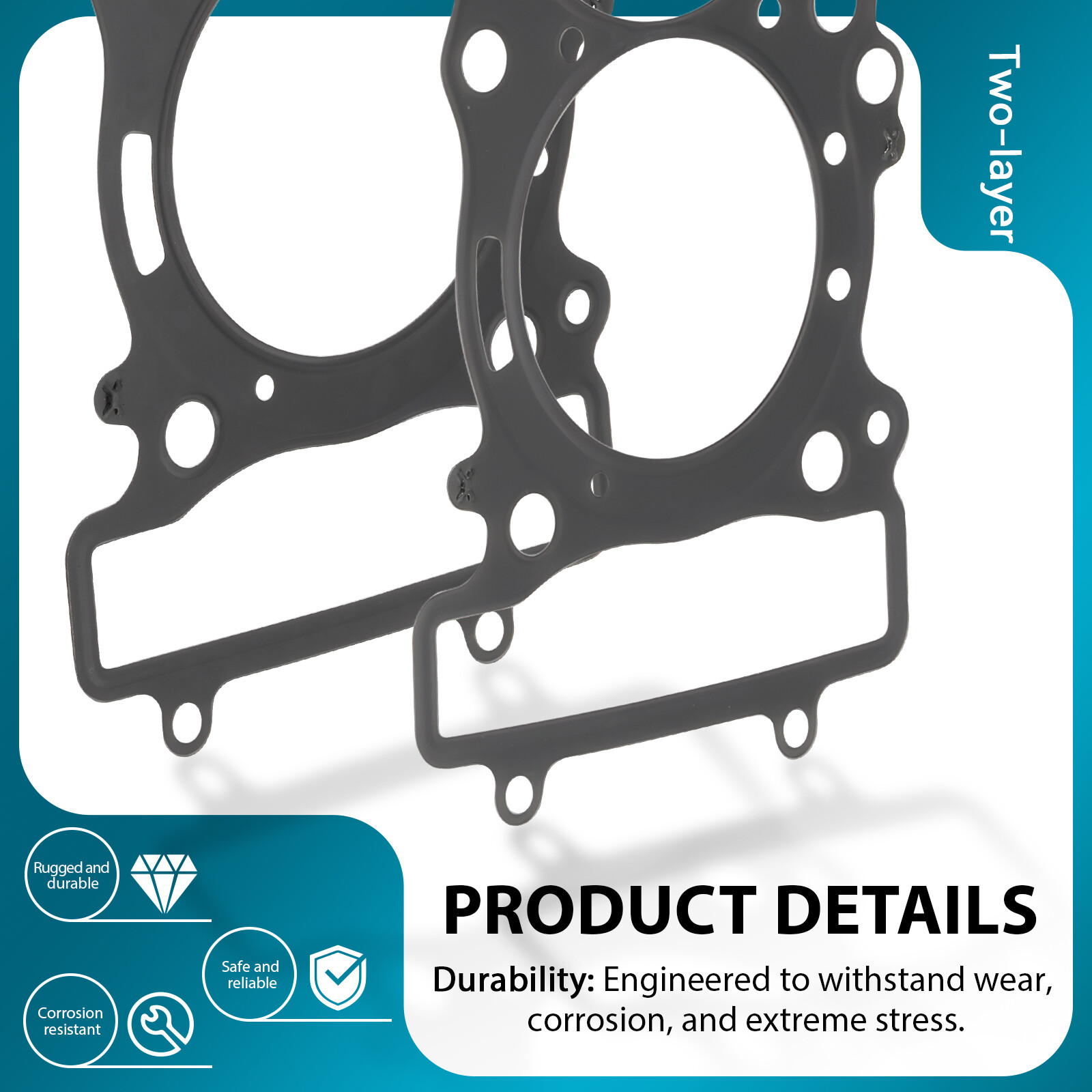 Cylinder Head Gasket for Yamaha YZF-R1 2004-2006 YZF-R1 LE 2006 5VY-11181-00-00