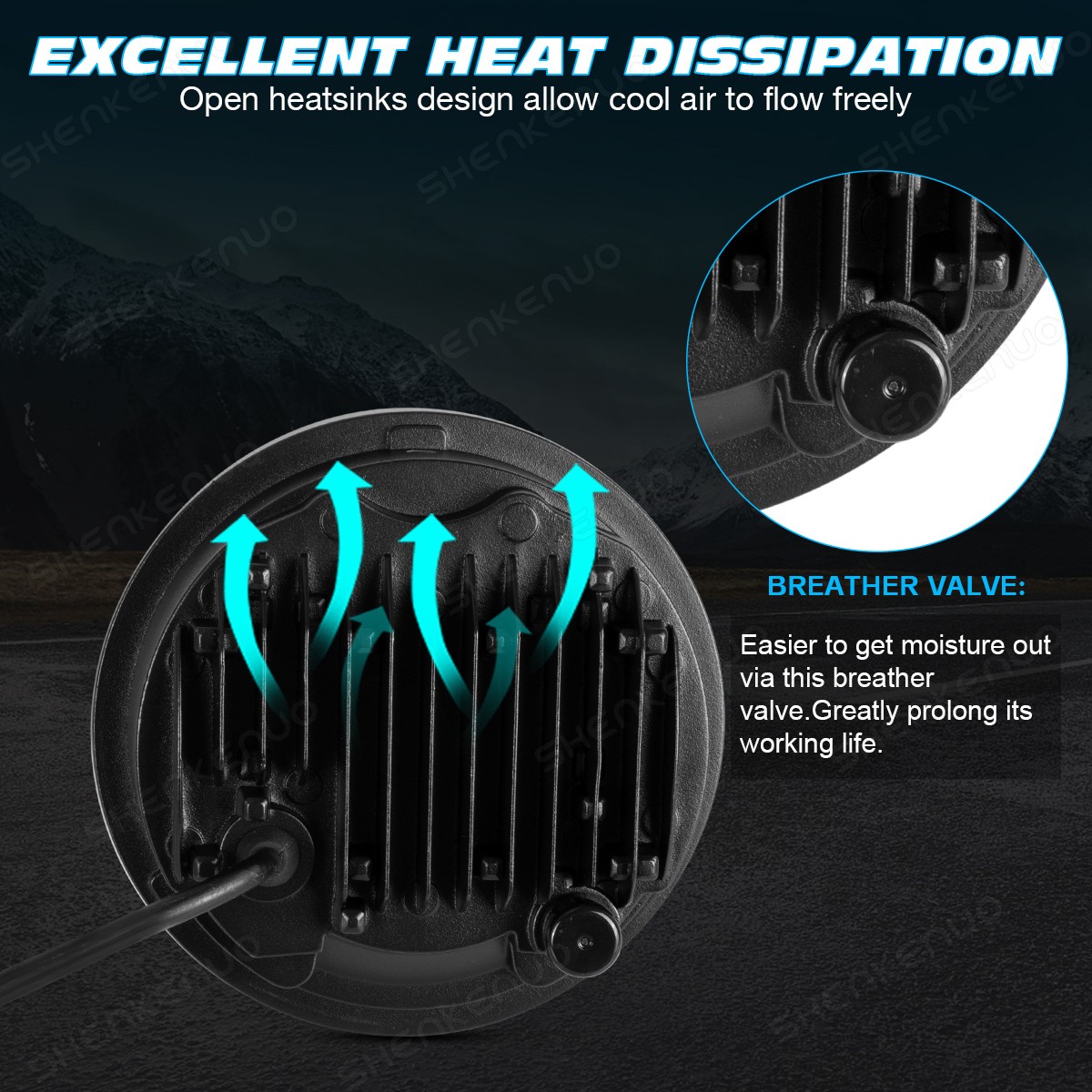 For 1986-1987 Honda Reflex 200 5.75″ inch Round Headlight w/Halo DRL
